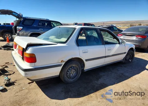 1991 Honda Accord Lx from USA, damaged, VIN JHMCB7658MC010703